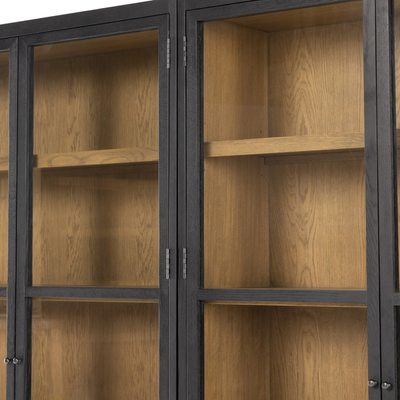 Millie Panel And Glass Door Double Cabinet by Four Hands