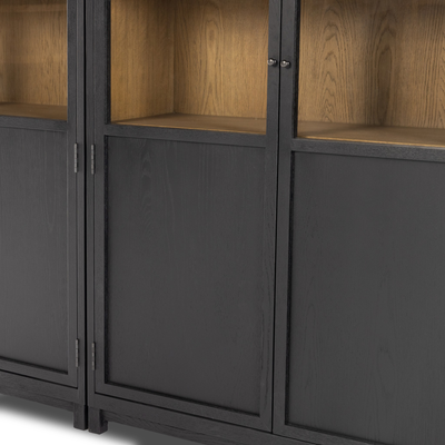 Millie Panel And Glass Door Double Cabinet by Four Hands