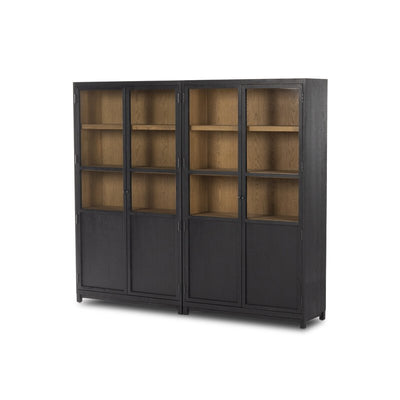 Millie Panel And Glass Door Double Cabinet by Four Hands