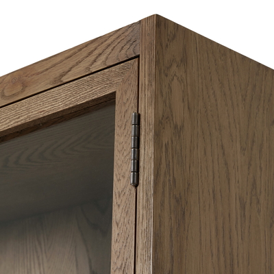 Millie Panel And Glass Door Double Cabinet by Four Hands