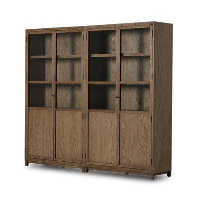 Millie Panel And Glass Door Double Cabinet by Four Hands
