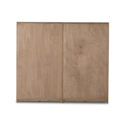 Millie Panel And Glass Door Double Cabinet by Four Hands
