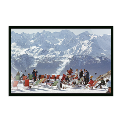 Lounging In Verbier By Slim Aarons by Four Hands