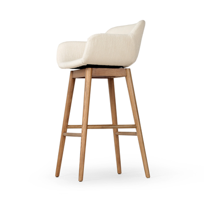Hannah Swivel Bar + Counter Stool by Four Hands
