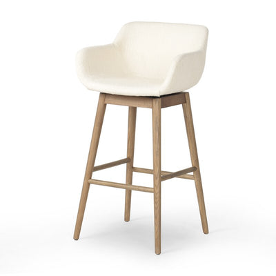 Hannah Swivel Bar + Counter Stool by Four Hands