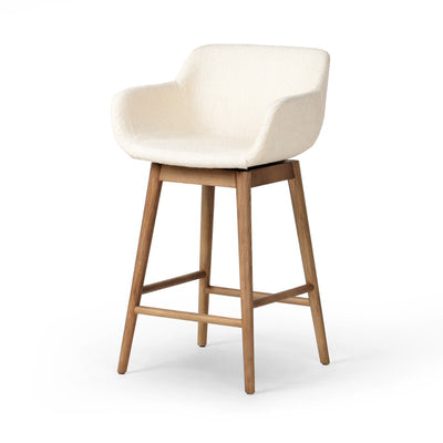 Hannah Swivel Bar + Counter Stool by Four Hands