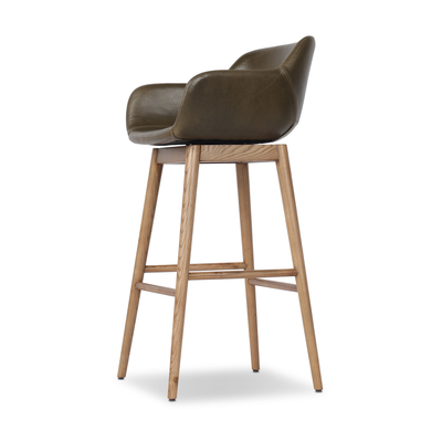 Hannah Swivel Bar + Counter Stool by Four Hands