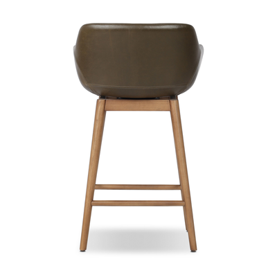 Hannah Swivel Bar + Counter Stool by Four Hands