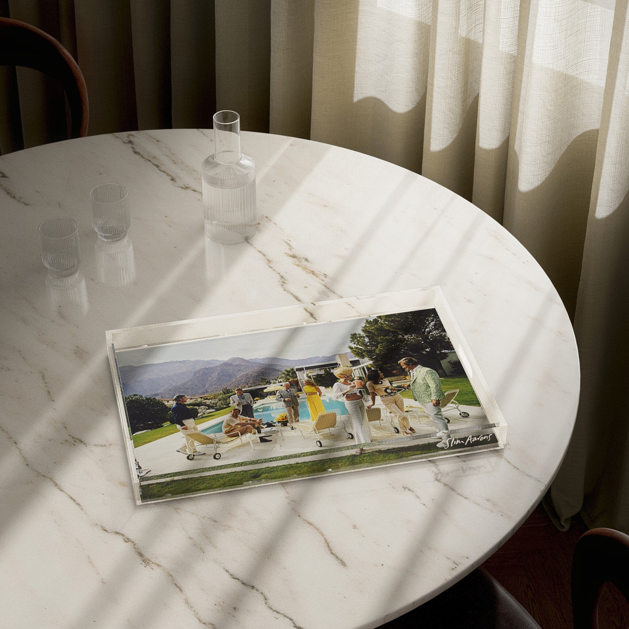 Palm Springs Party Tray By Slim Aarons