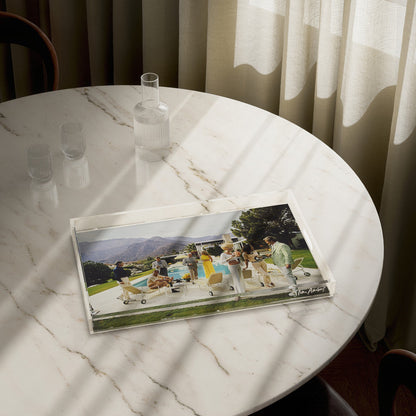 Palm Springs Party Tray By Slim Aarons