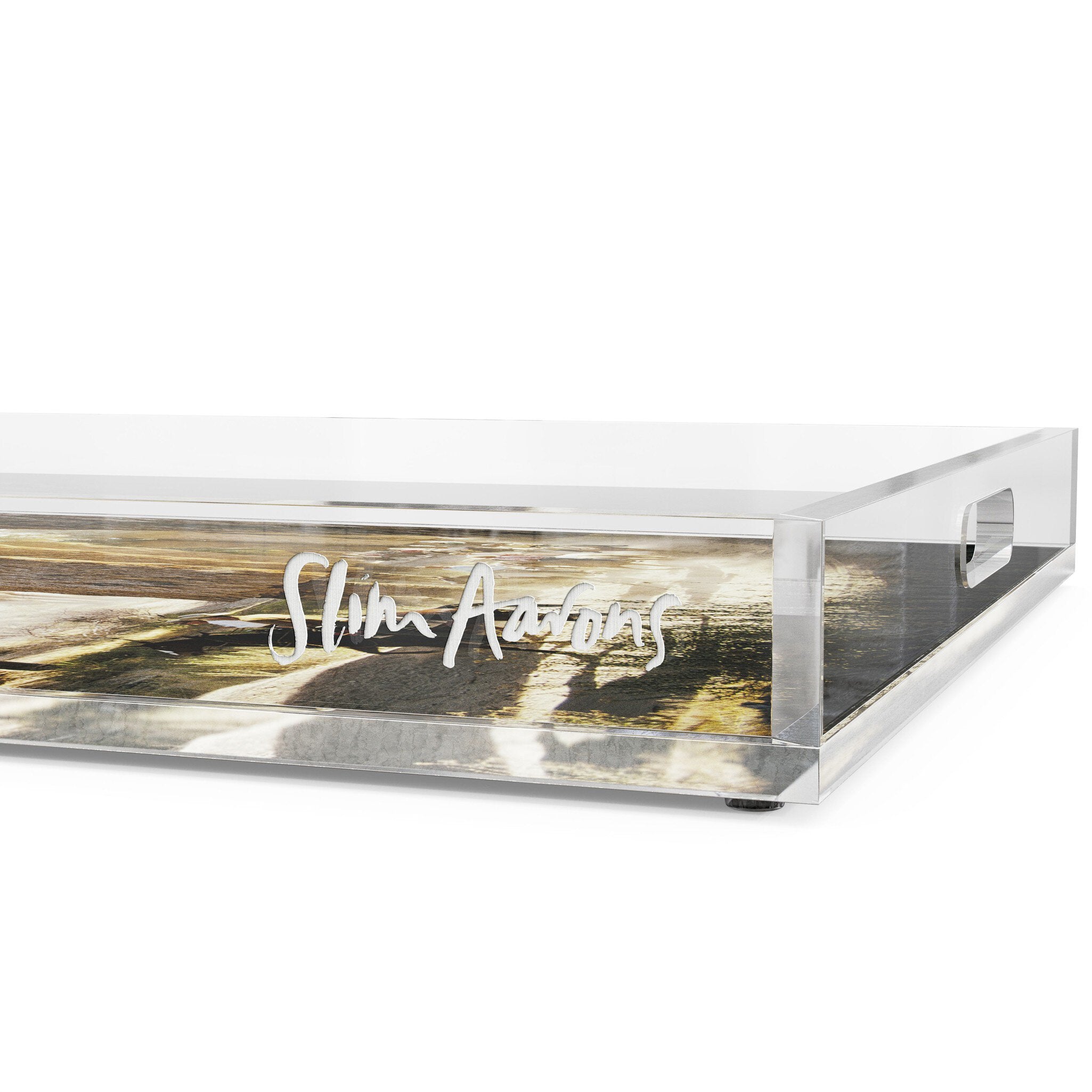 Palm Springs Riders Tray By Slim Aarons
