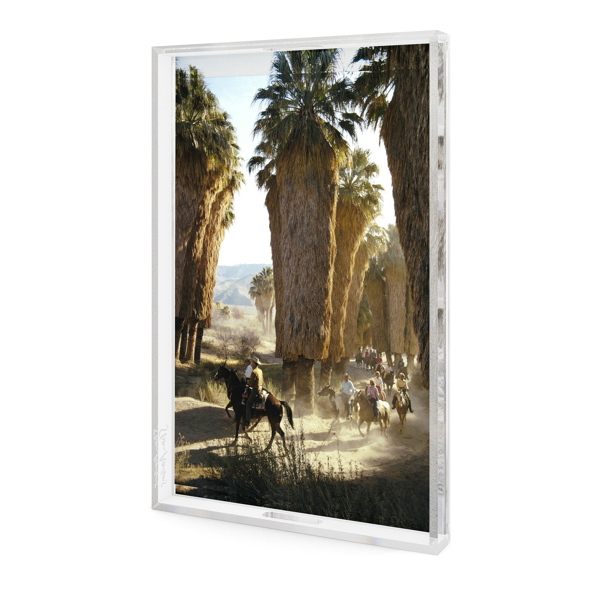 Palm Springs Riders Tray By Slim Aarons