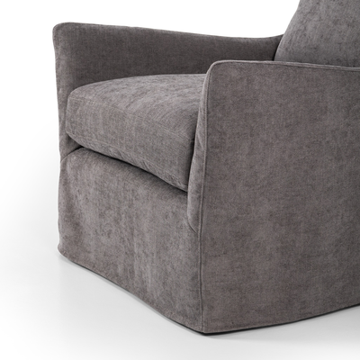 Monette Slipcover Swivel Chair