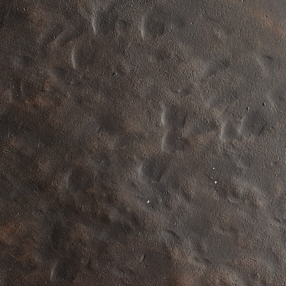 Round Side Table In Solid Iron