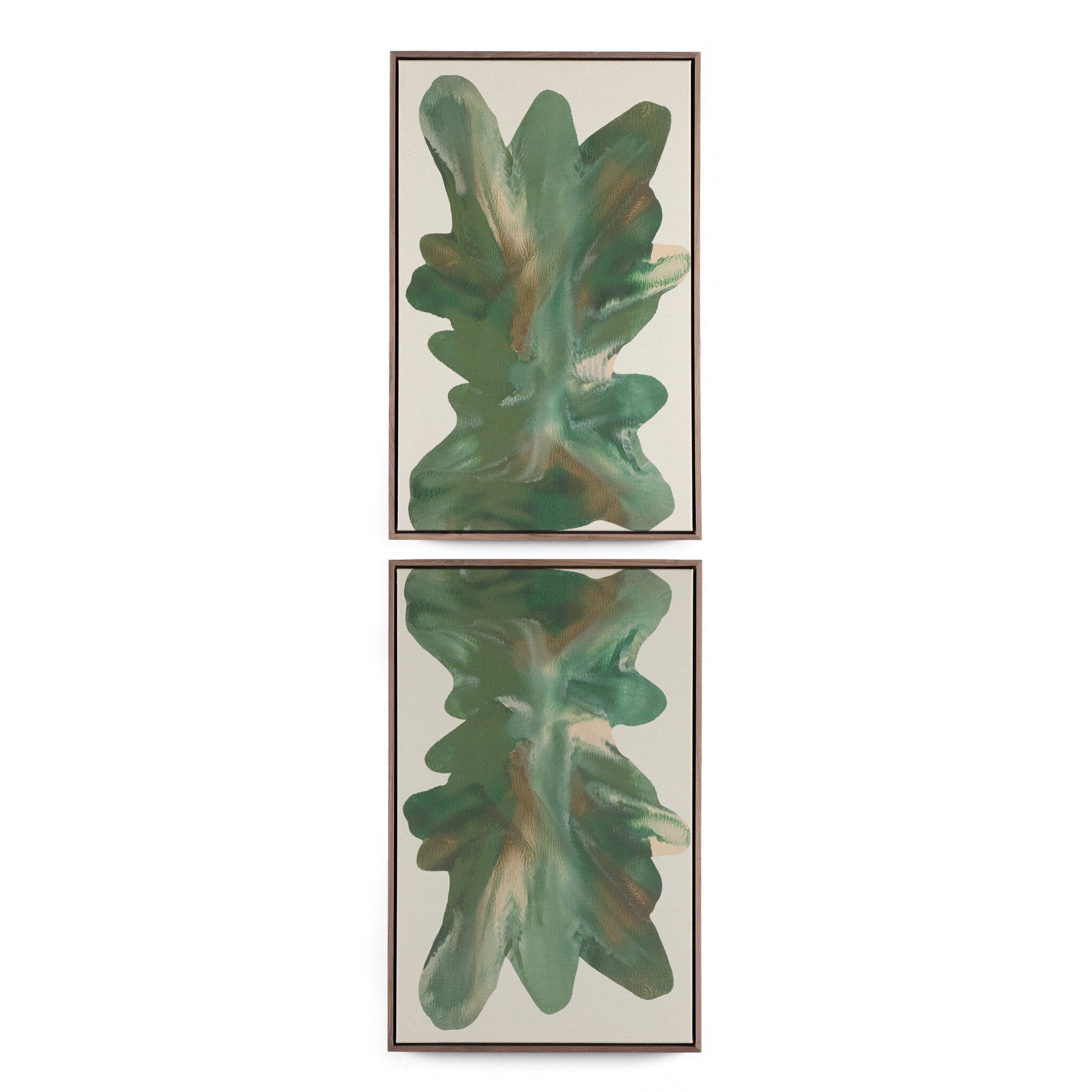 Rorschach Forrest Diptych By Orfeo Quagliata