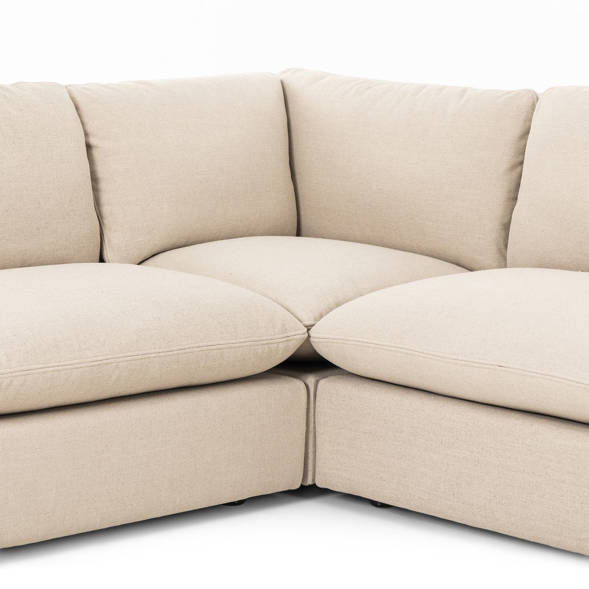 Ingel 4-Piece Sectional W/ Ottoman by Four Hands