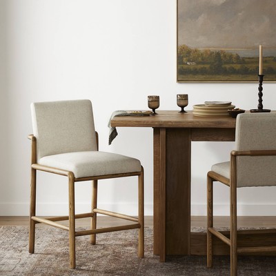 Taki Bar + Counter Stool by Four Hands