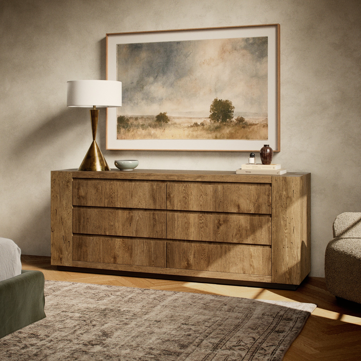 Abaso 6-Drawer Dresser