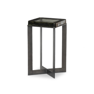 Lennie Cast Glass End Table by Four Hands