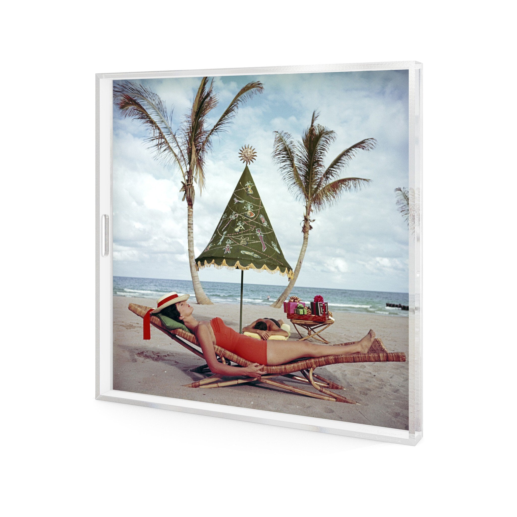 Palm Beach Idyll Tray By Slim Aarons