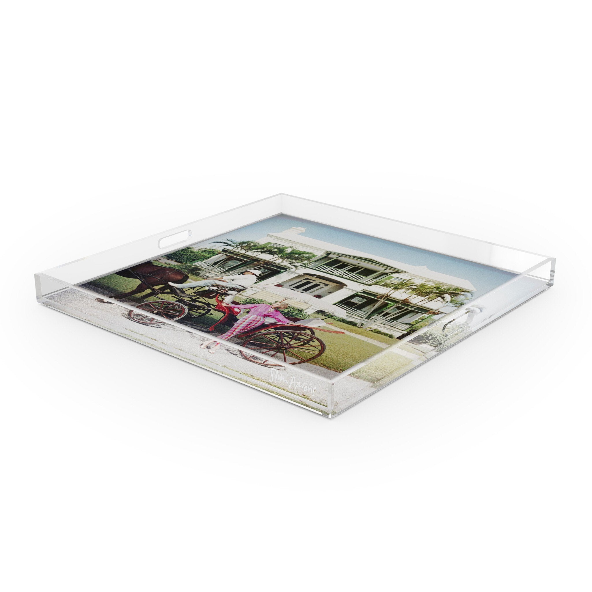 Bermudan Hostess Tray By Slim Aarons