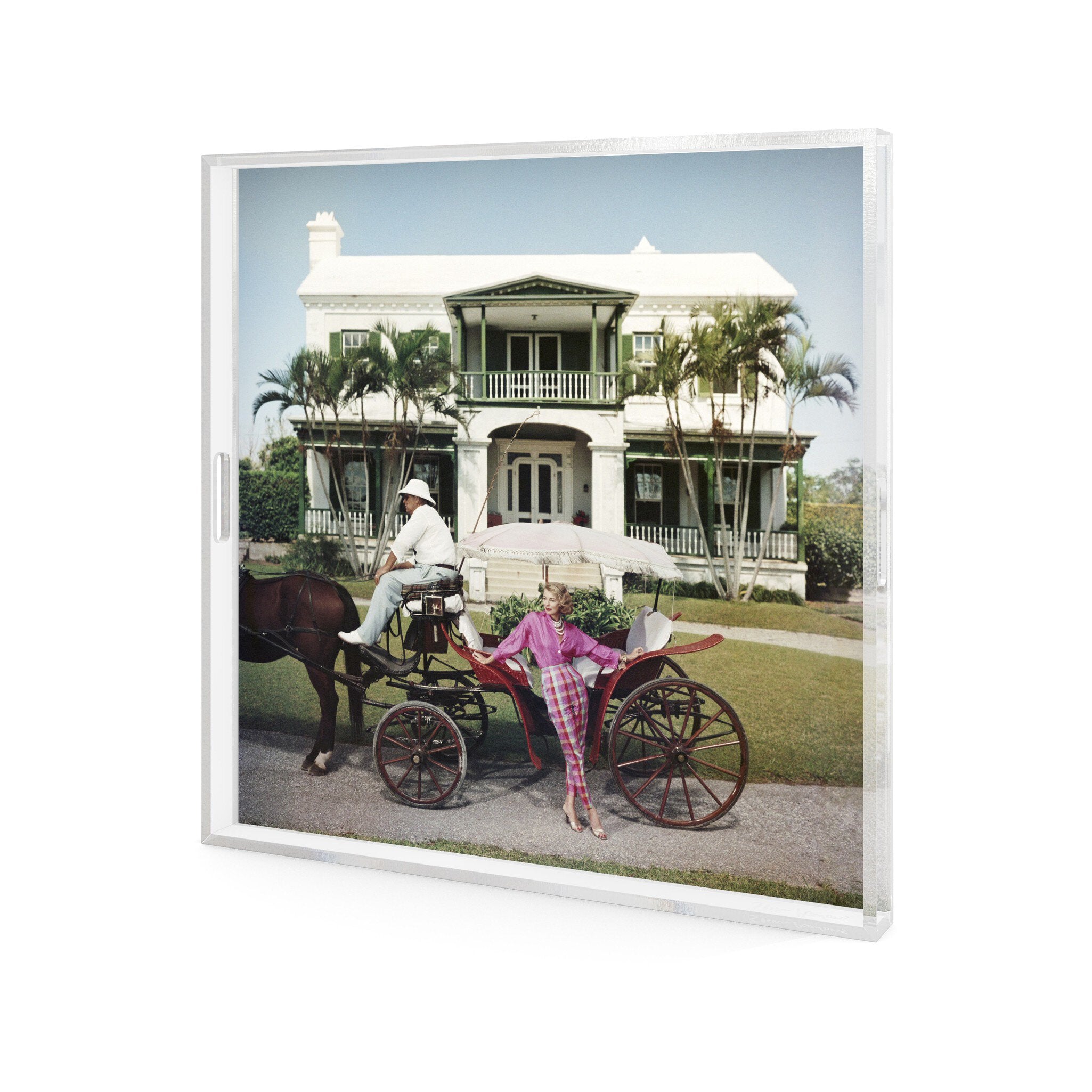 Bermudan Hostess Tray By Slim Aarons
