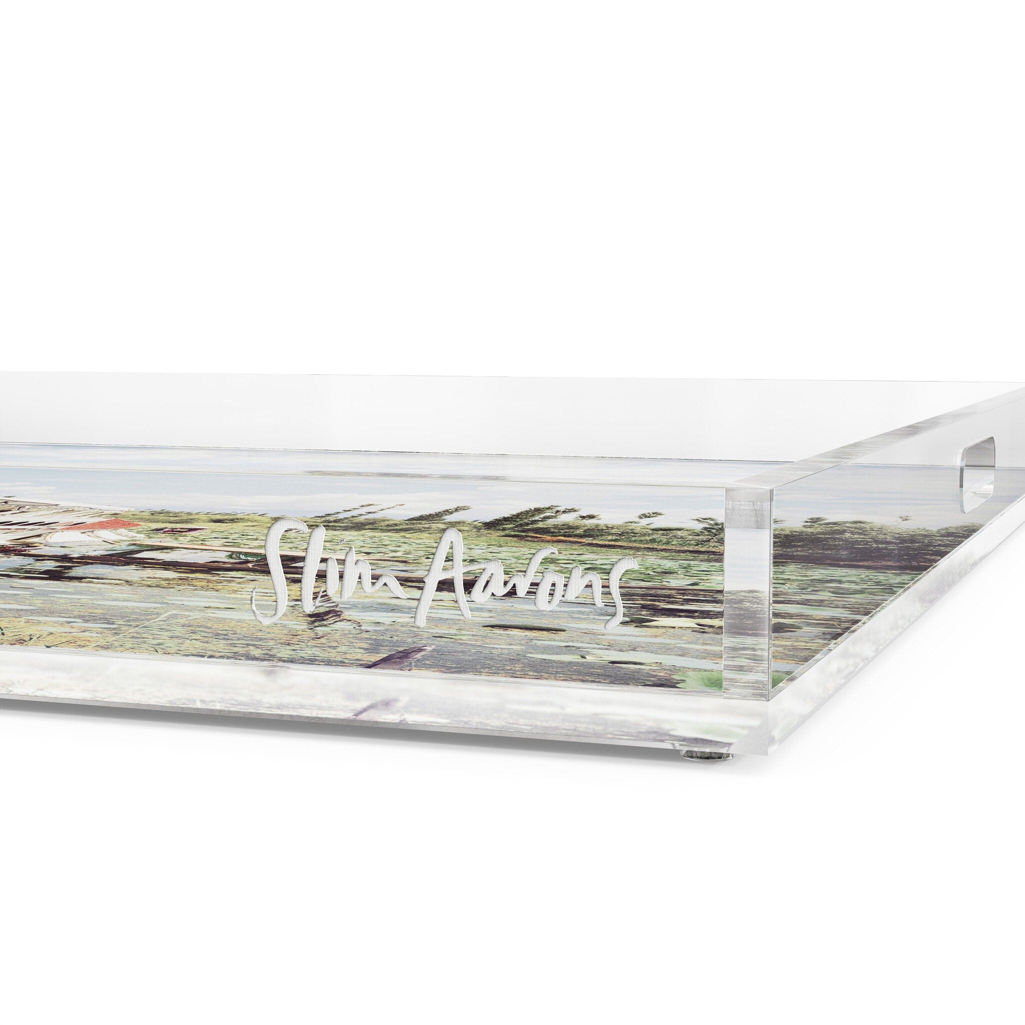 Jhelum River Tray By Slim Aarons