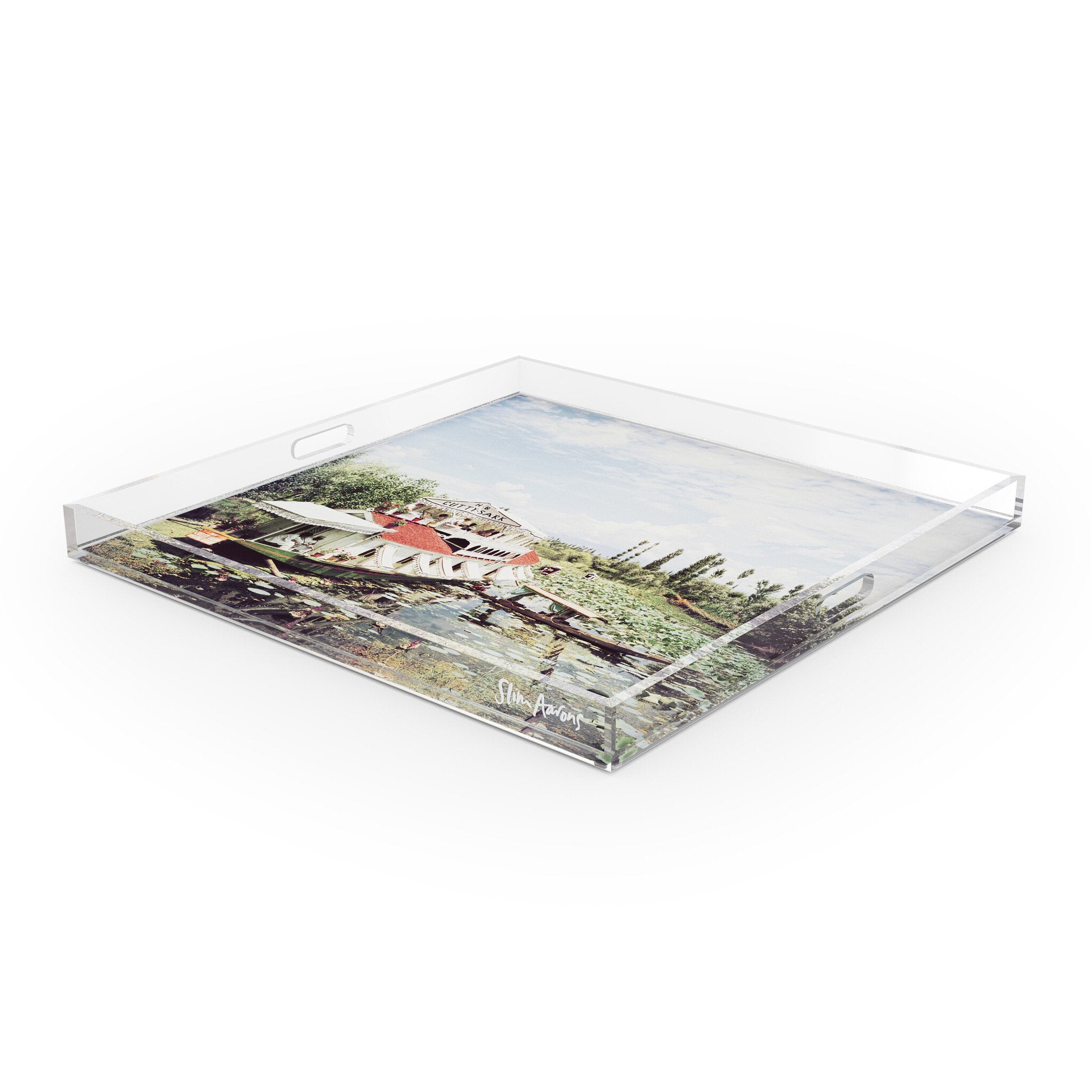 Jhelum River Tray By Slim Aarons