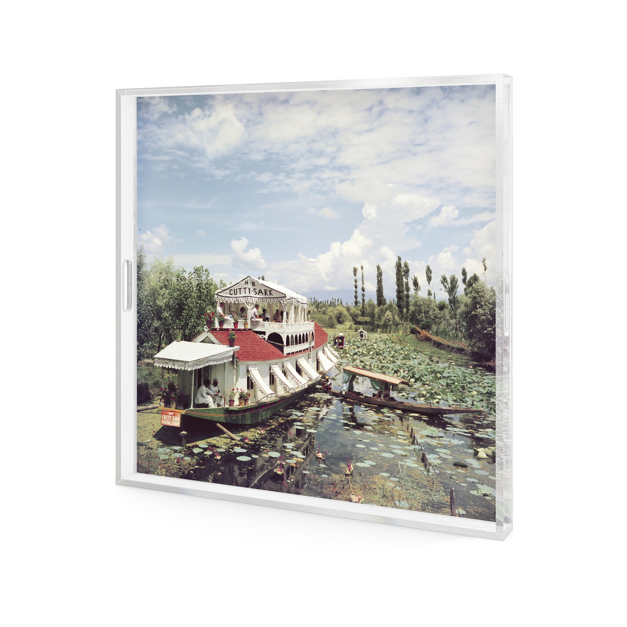 Jhelum River Tray By Slim Aarons