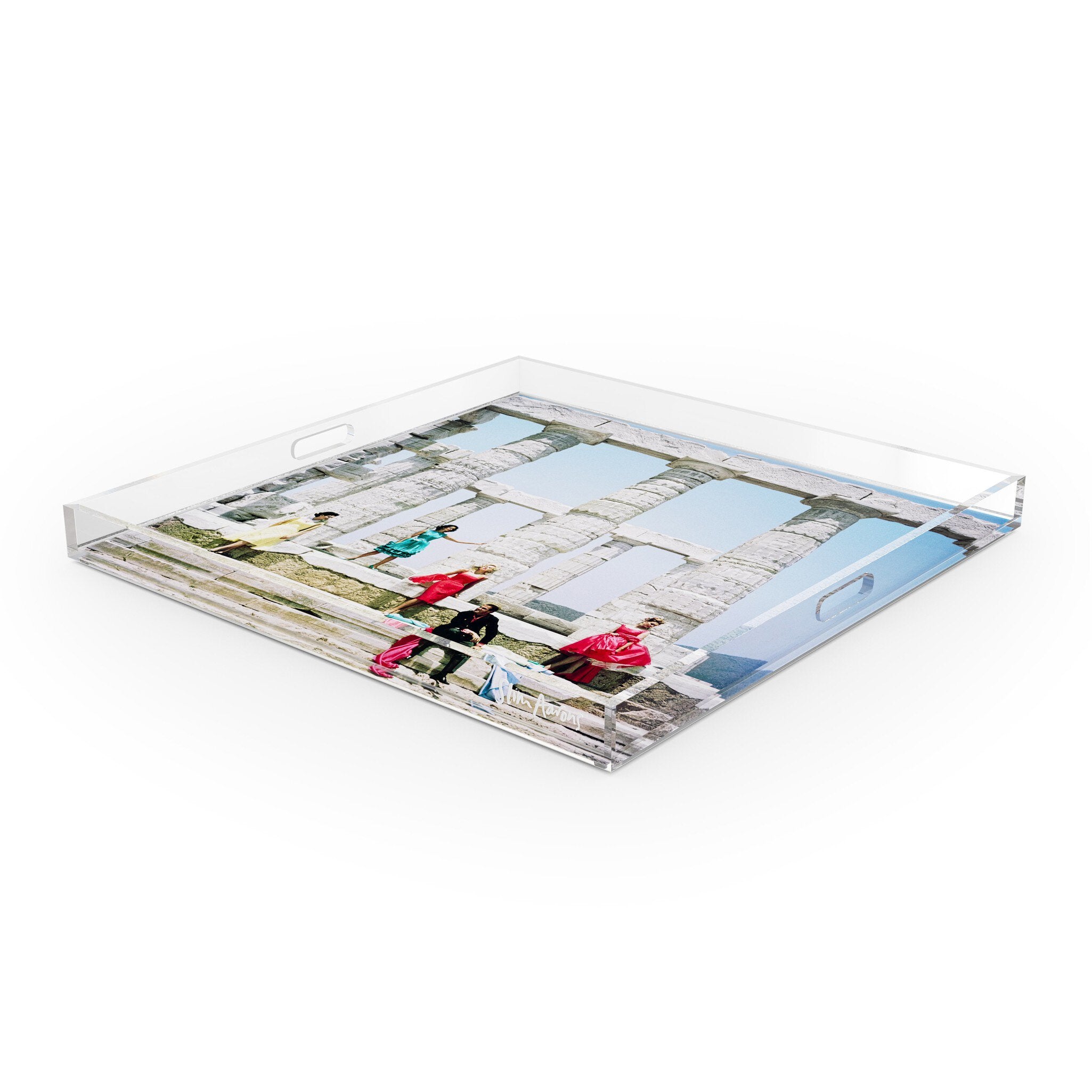 Dimitris Kritsas Tray By Slim Aarons
