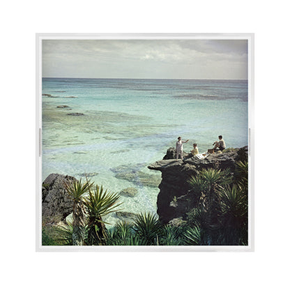 A Nice Spot For Lunch Tray By Slim Aarons