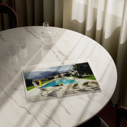 Palm Springs Pool Tray By Slim Aarons