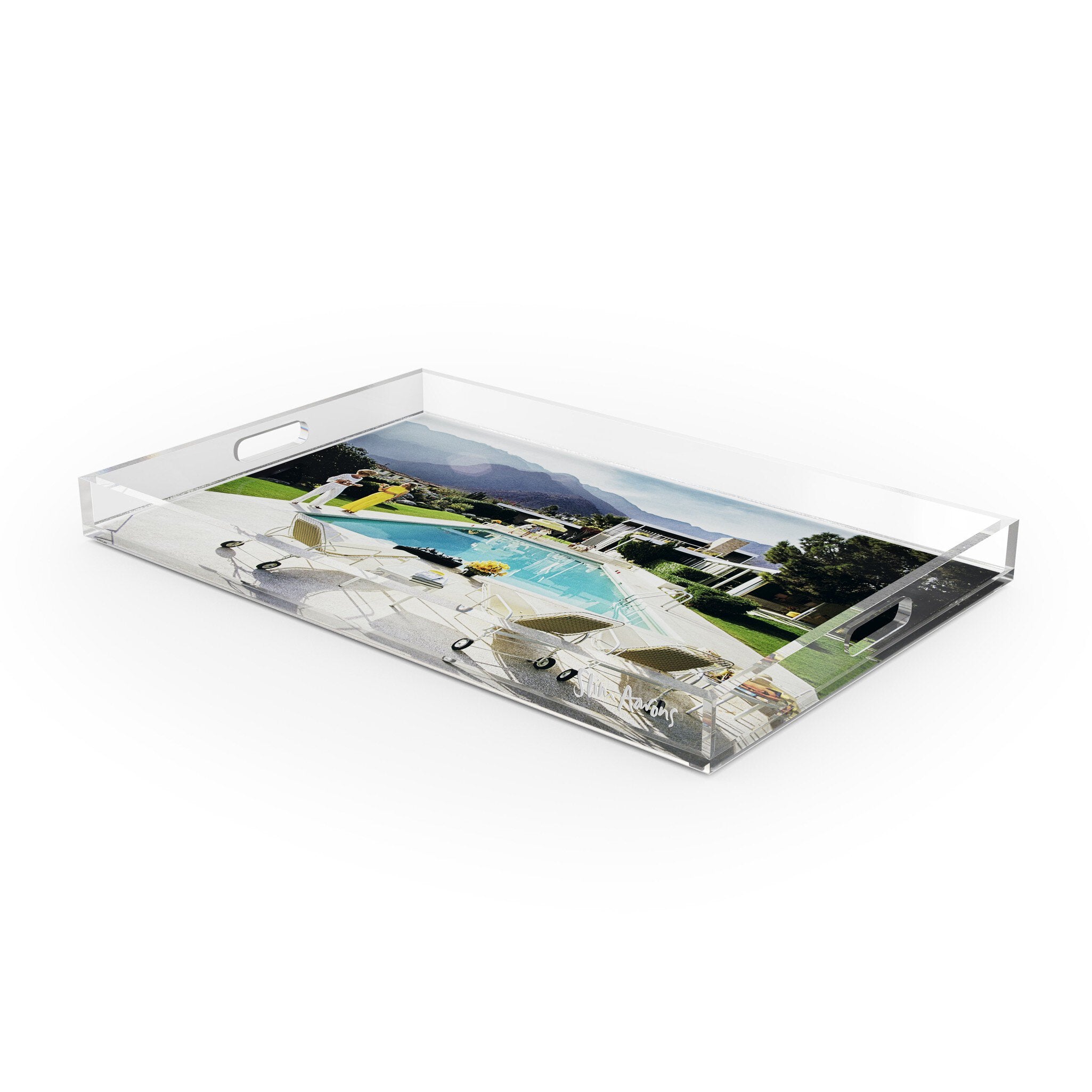 Palm Springs Pool Tray By Slim Aarons