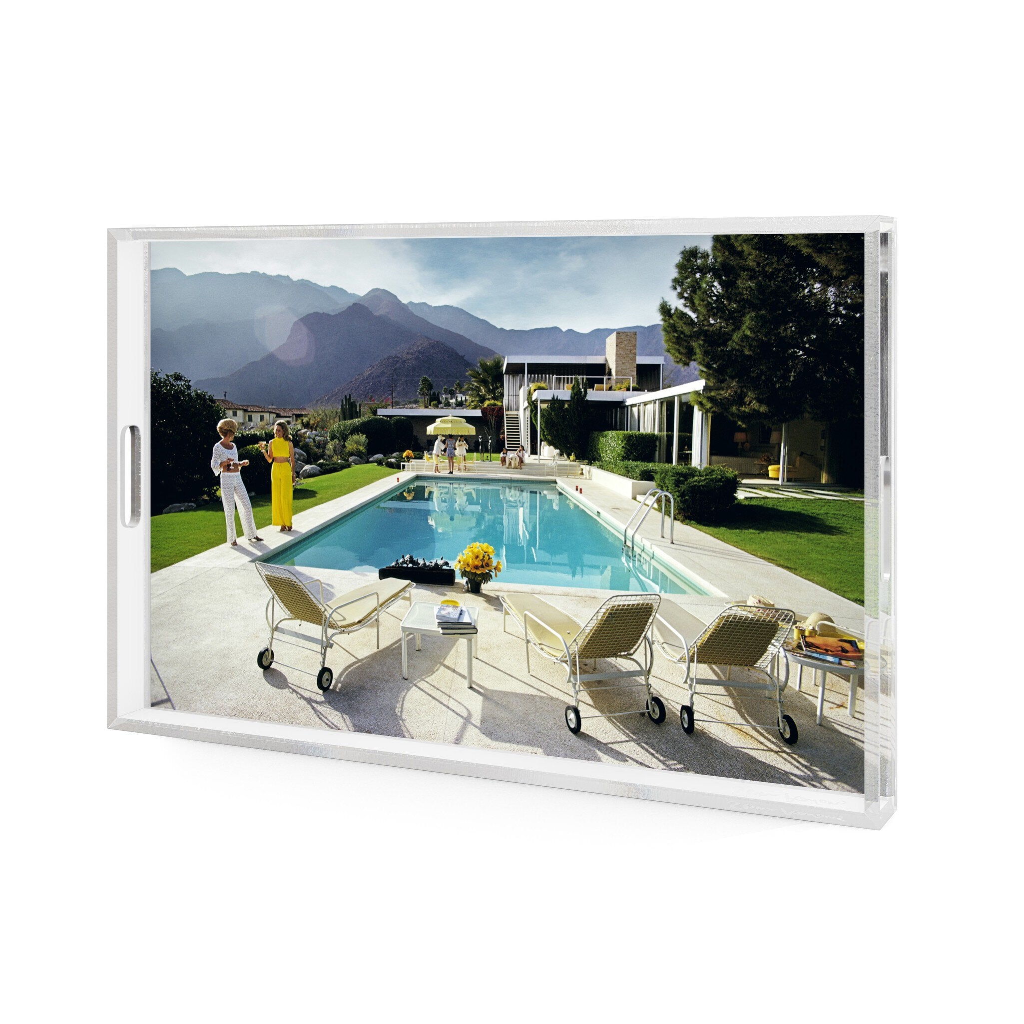 Palm Springs Pool Tray By Slim Aarons