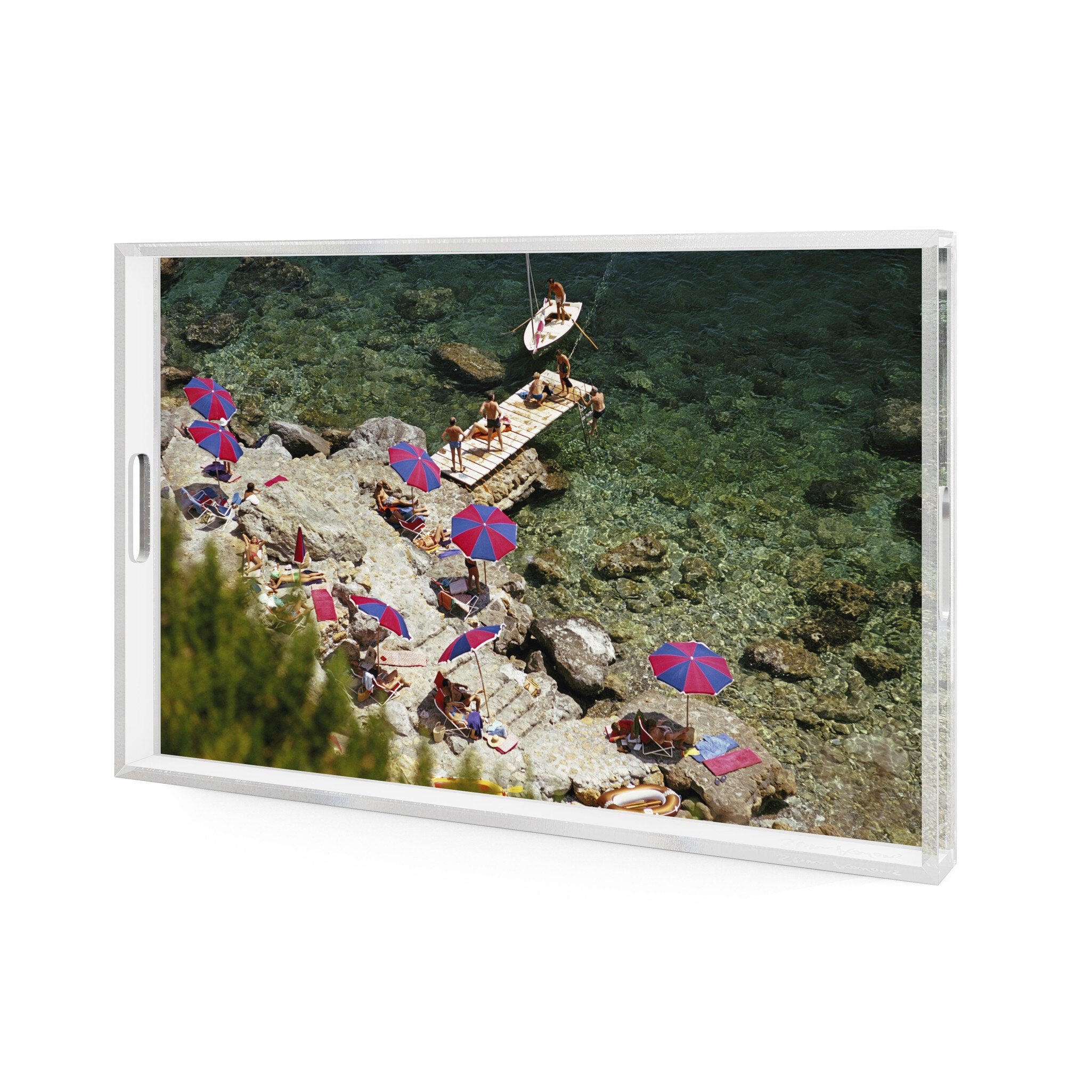 Il Pelicano Beach Tray By Slim Aarons