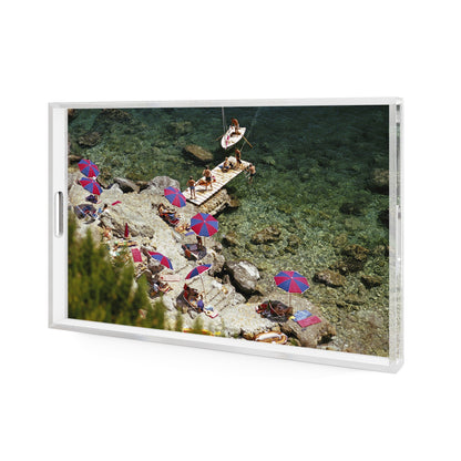Il Pelicano Beach Tray By Slim Aarons