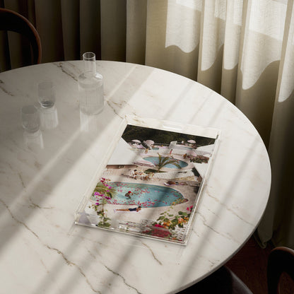 Las Brisas Hotel Tray By Slim Aarons