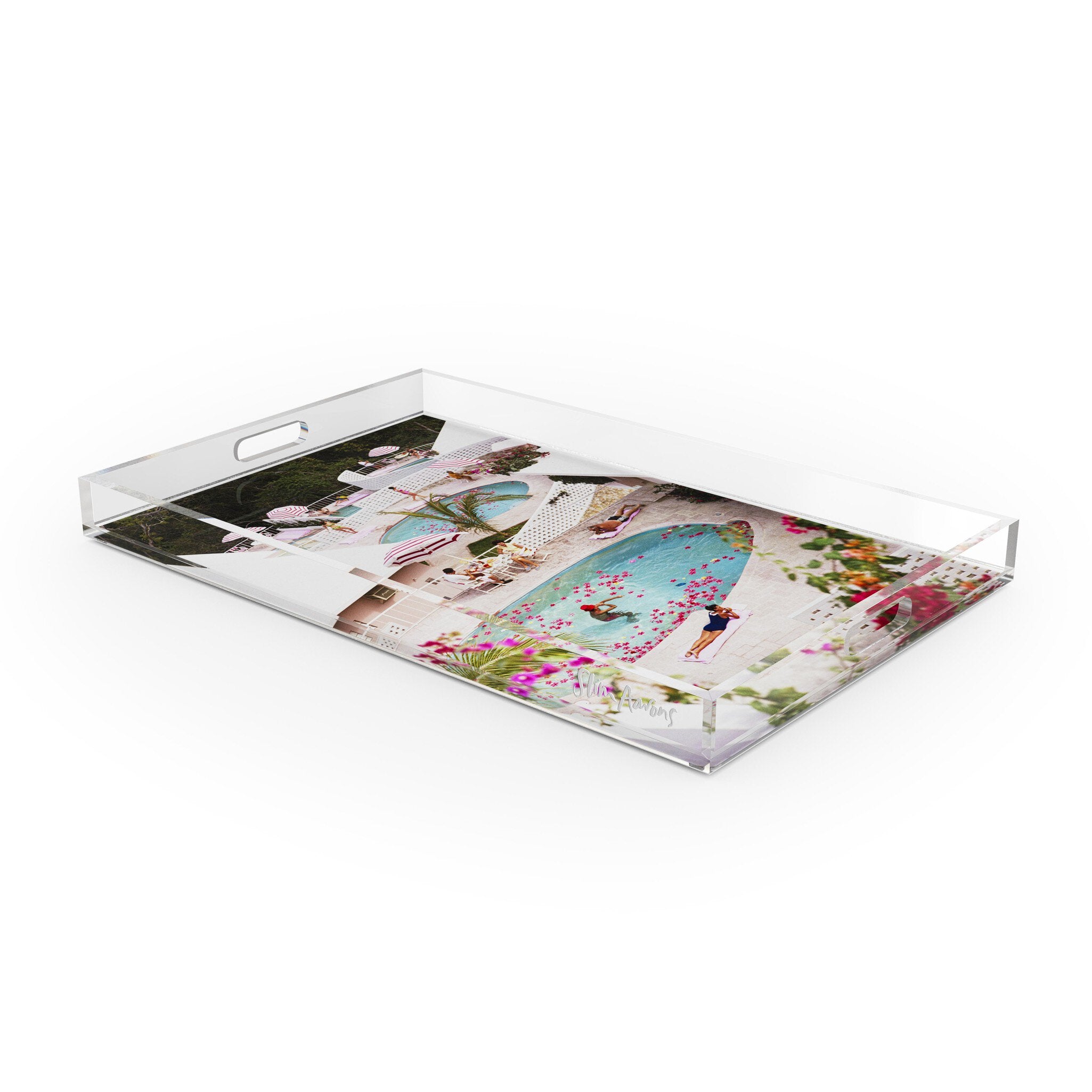 Las Brisas Hotel Tray By Slim Aarons