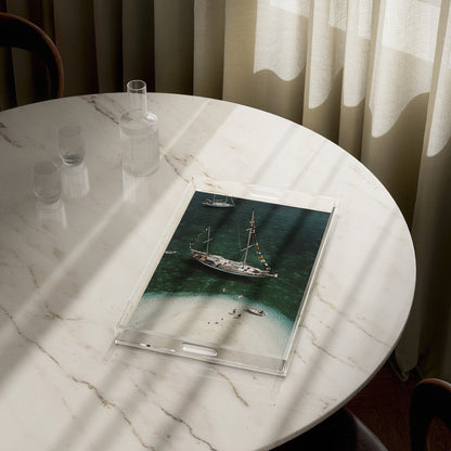 Charter Ketch Tray By Slim Aarons