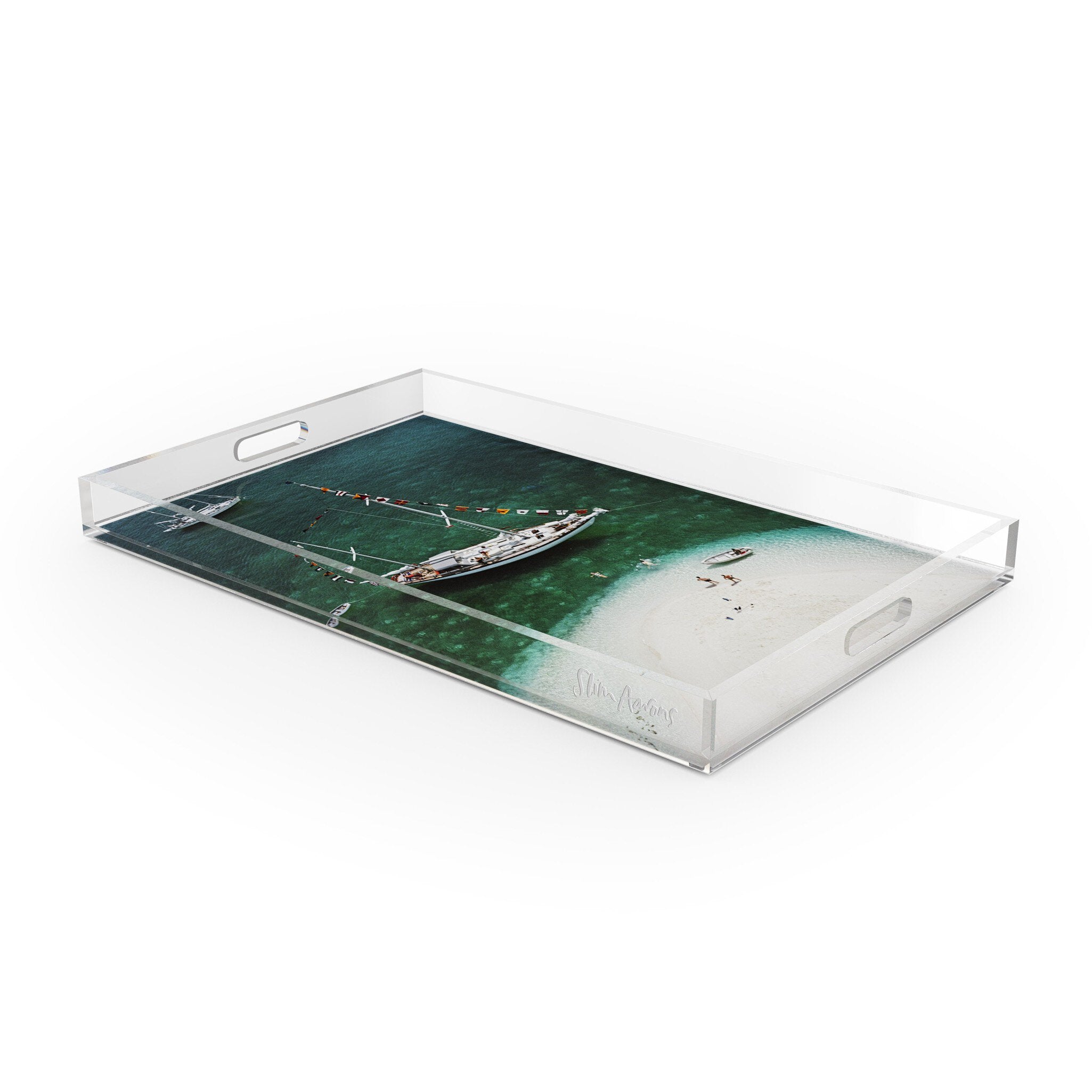Charter Ketch Tray By Slim Aarons