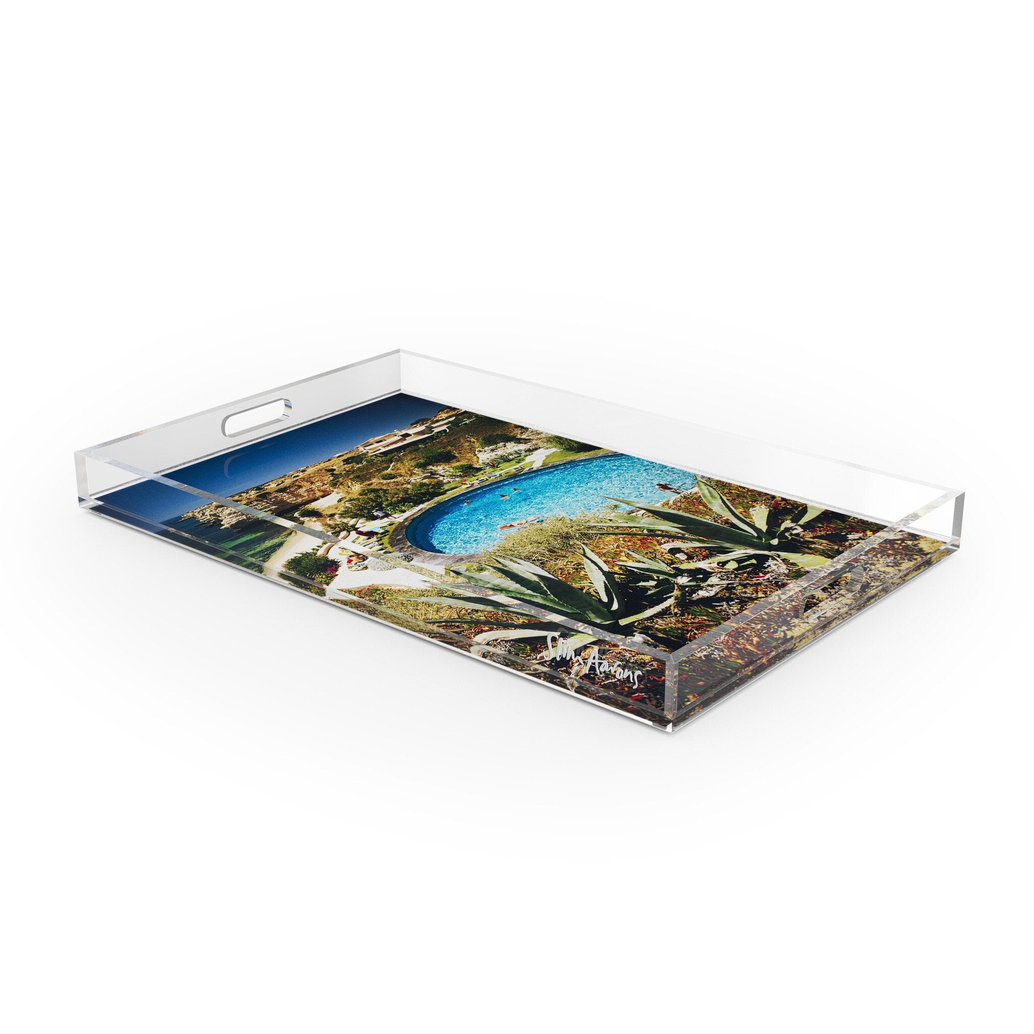 Algarve Hotel Pool Tray By Slim Aarons