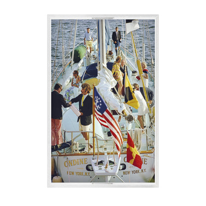 Party In Bermuda Tray By Slim Aarons