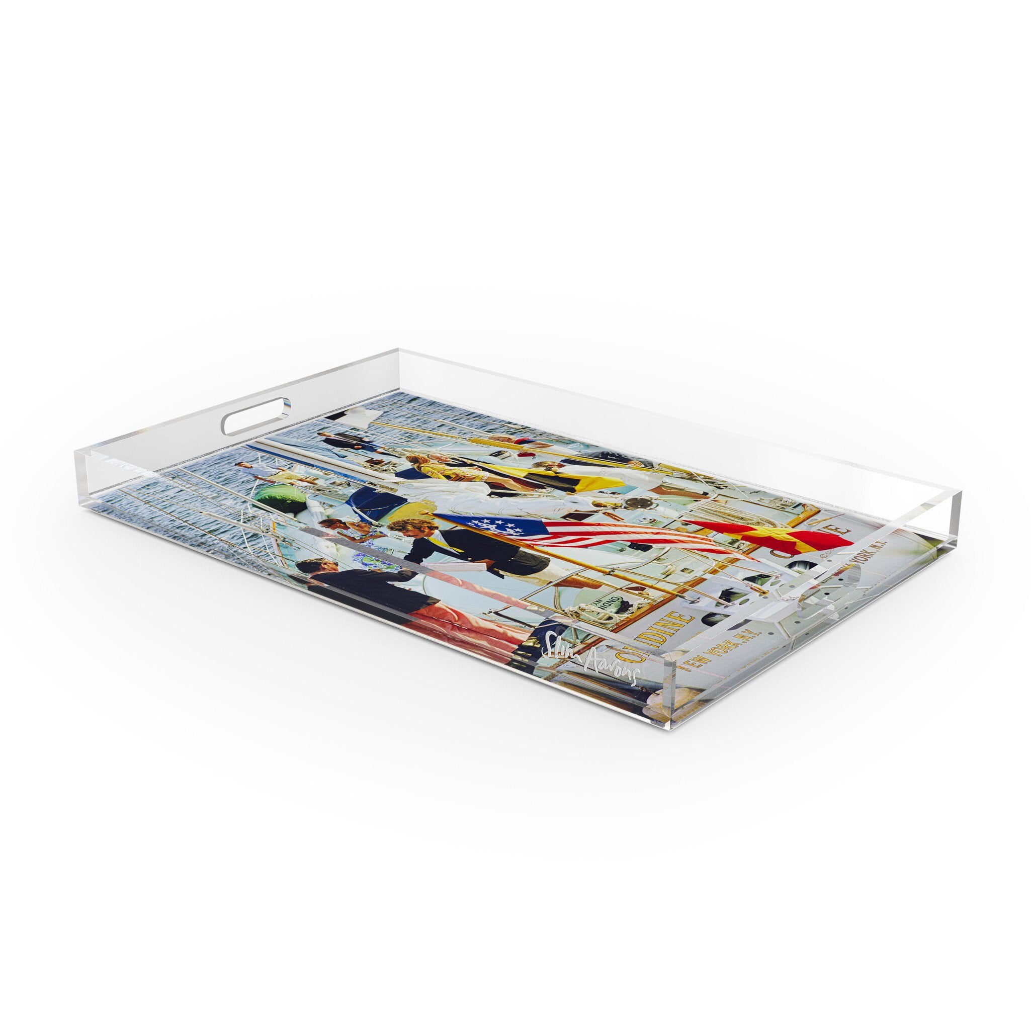 Party In Bermuda Tray By Slim Aarons
