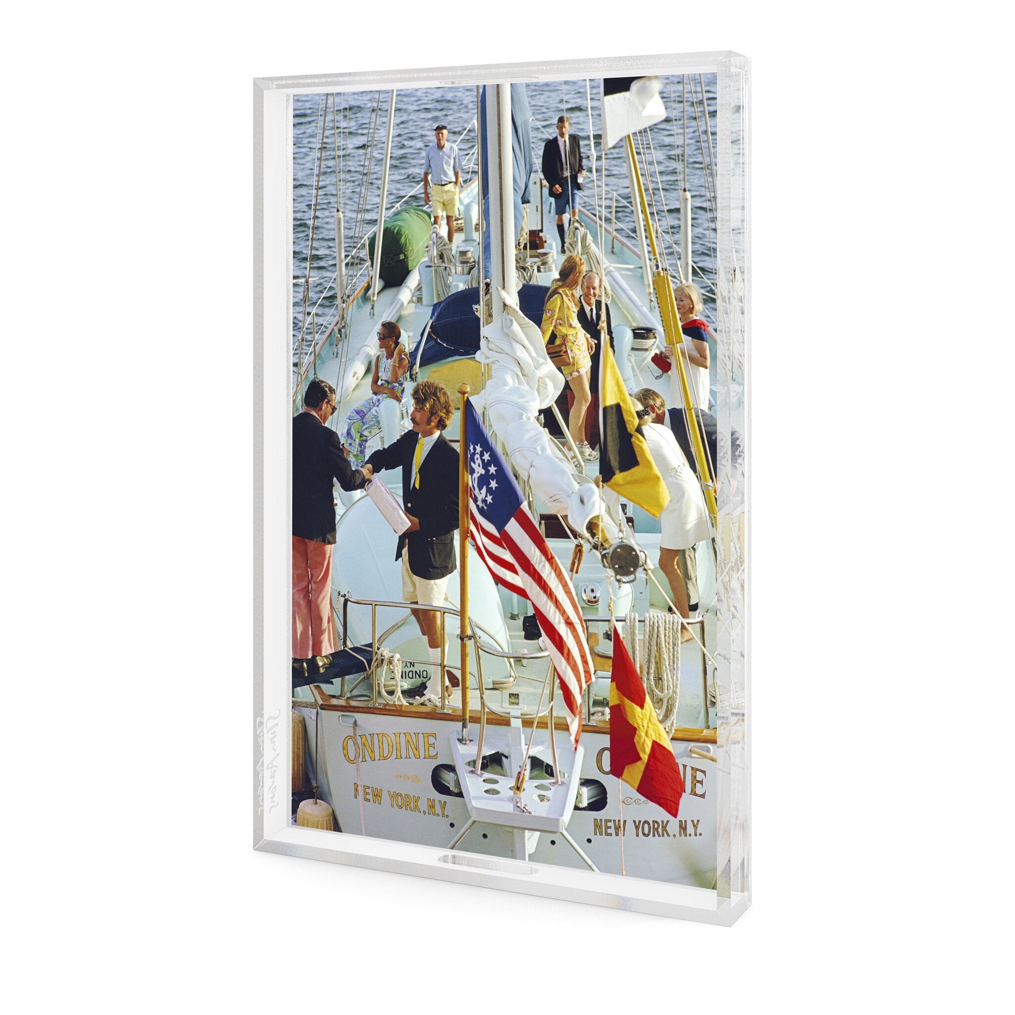 Party In Bermuda Tray By Slim Aarons