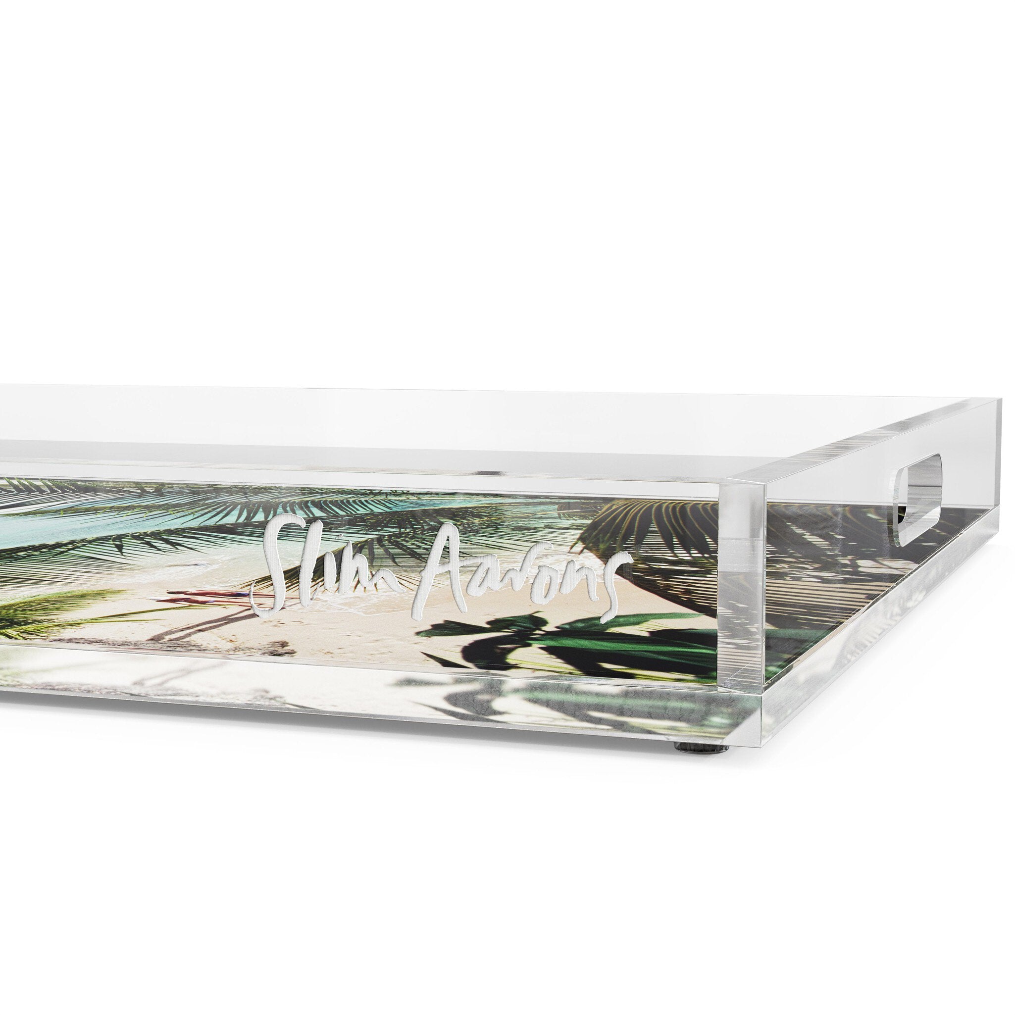 Barbados Beach Tray By Slim Aarons
