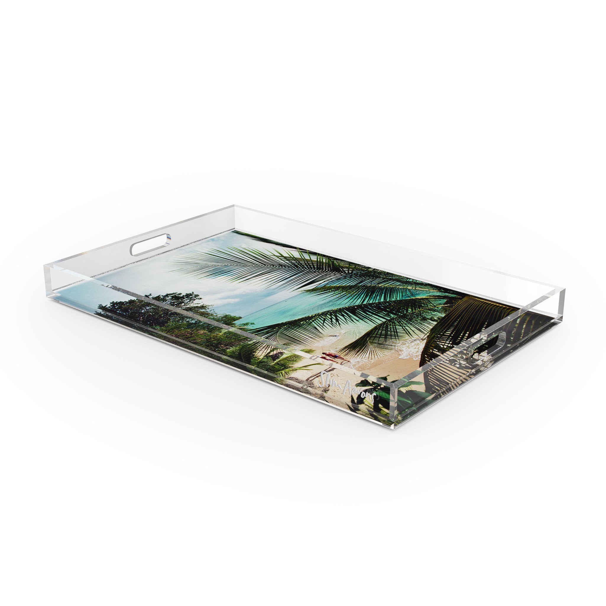 Barbados Beach Tray By Slim Aarons