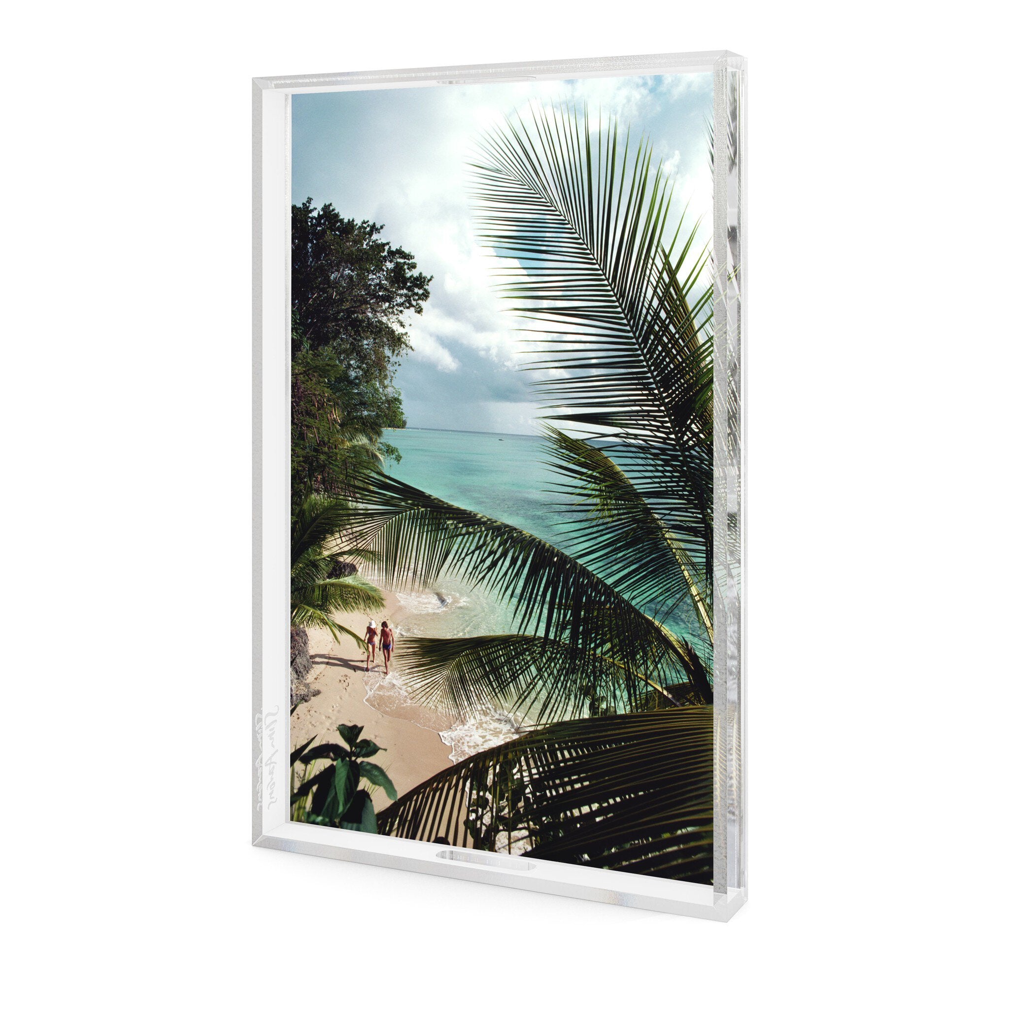 Barbados Beach Tray By Slim Aarons
