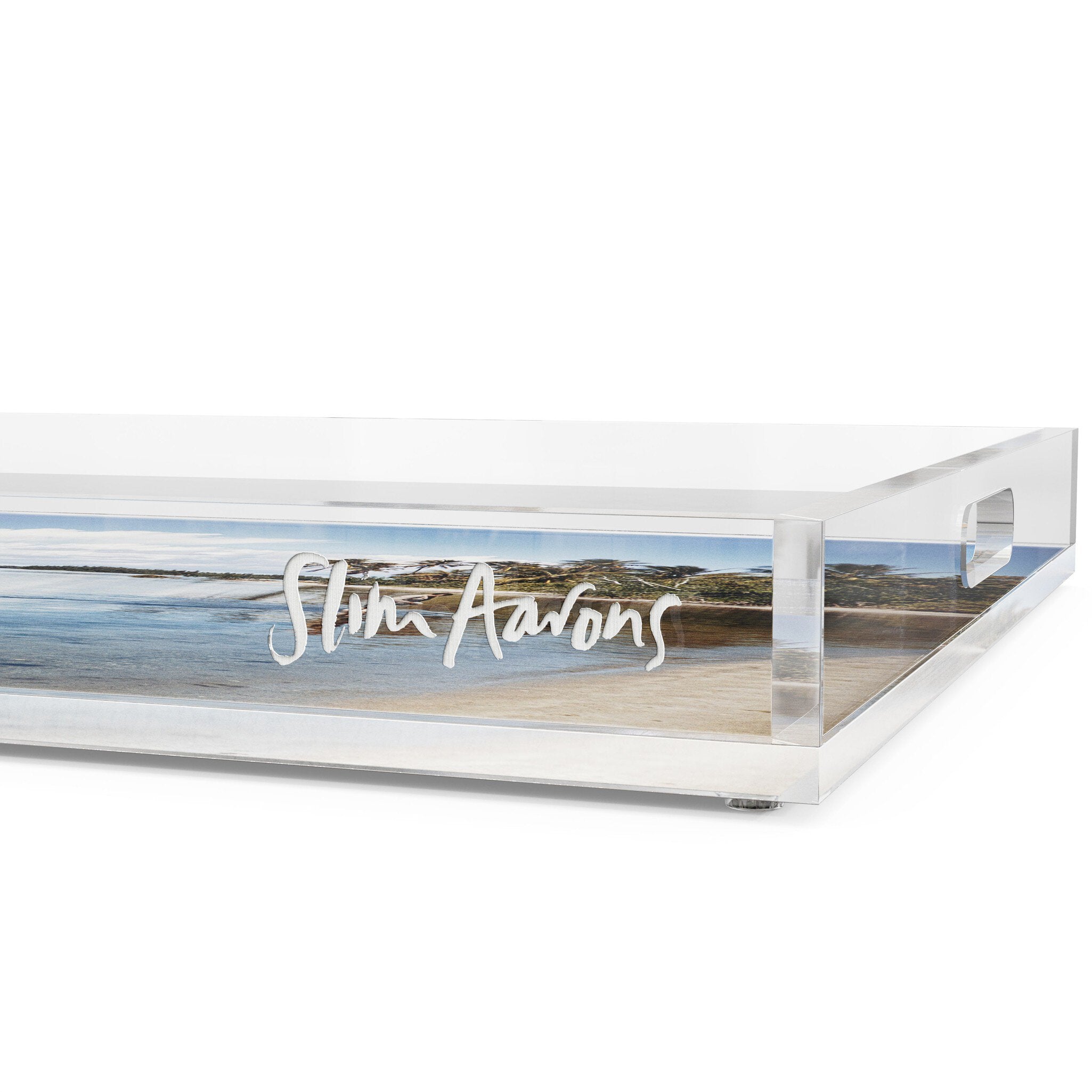 Arriving In Style Tray By Slim Aarons