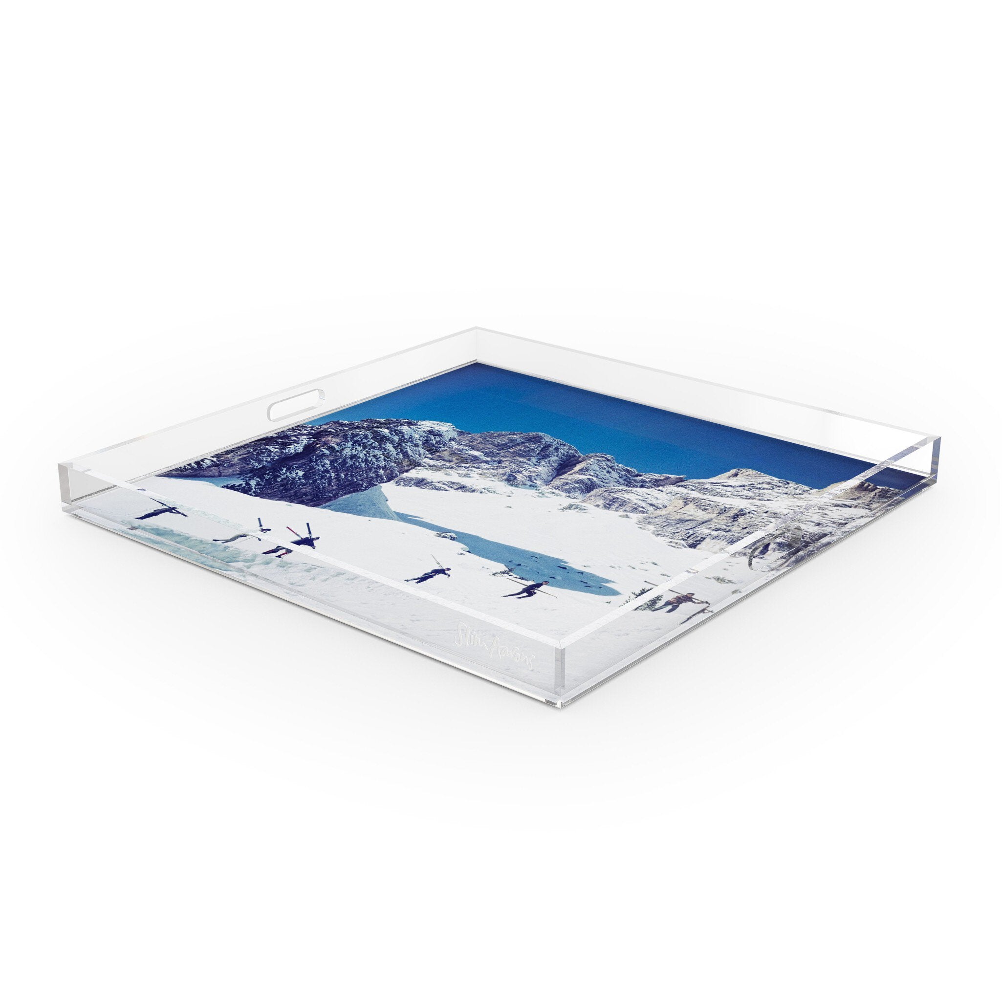 Cortina D'Ampezzo Tray By Slim Aarons