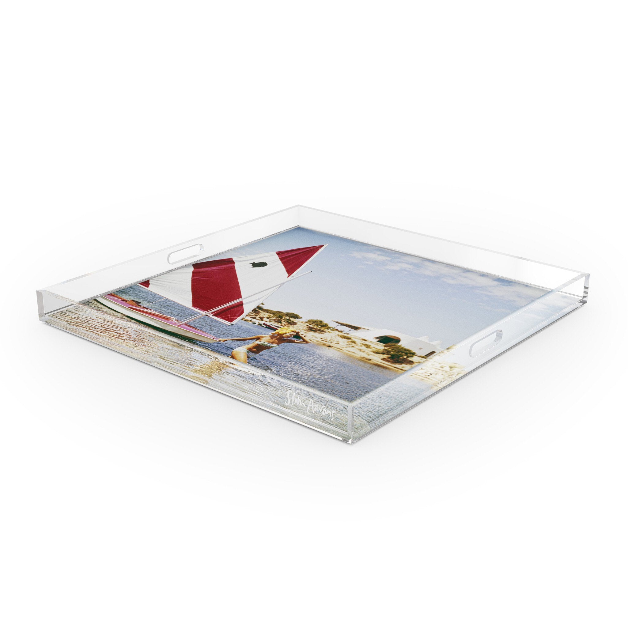 Bettina Graziani Tray By Slim Aarons